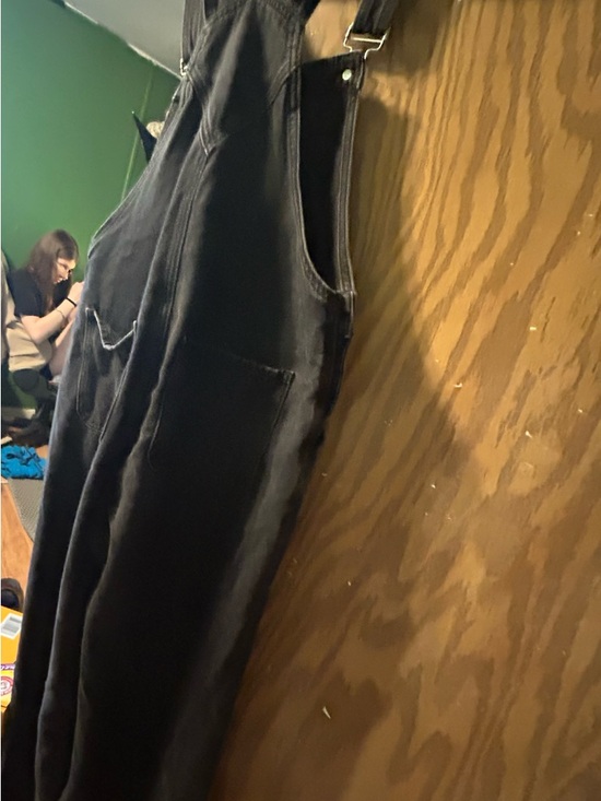 SHEIN Pants - SHEIN Black Denim Overalls Jumpsuit